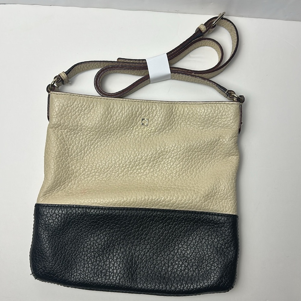 Kate Spade Black and Cream Crossbody Bag